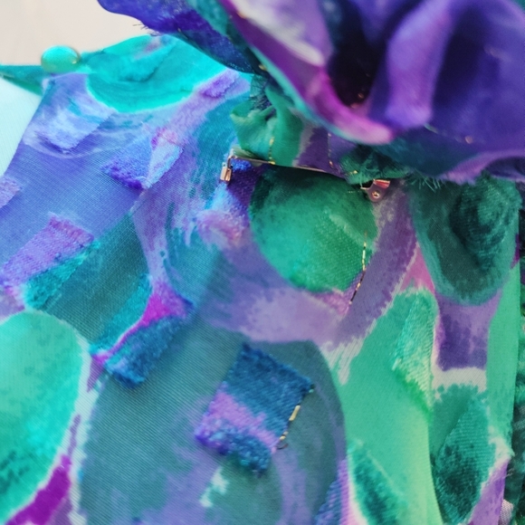 Vintage Abstract Dress by Joan Davis for Jo Hanna York / Medium - Picture 5 of 8